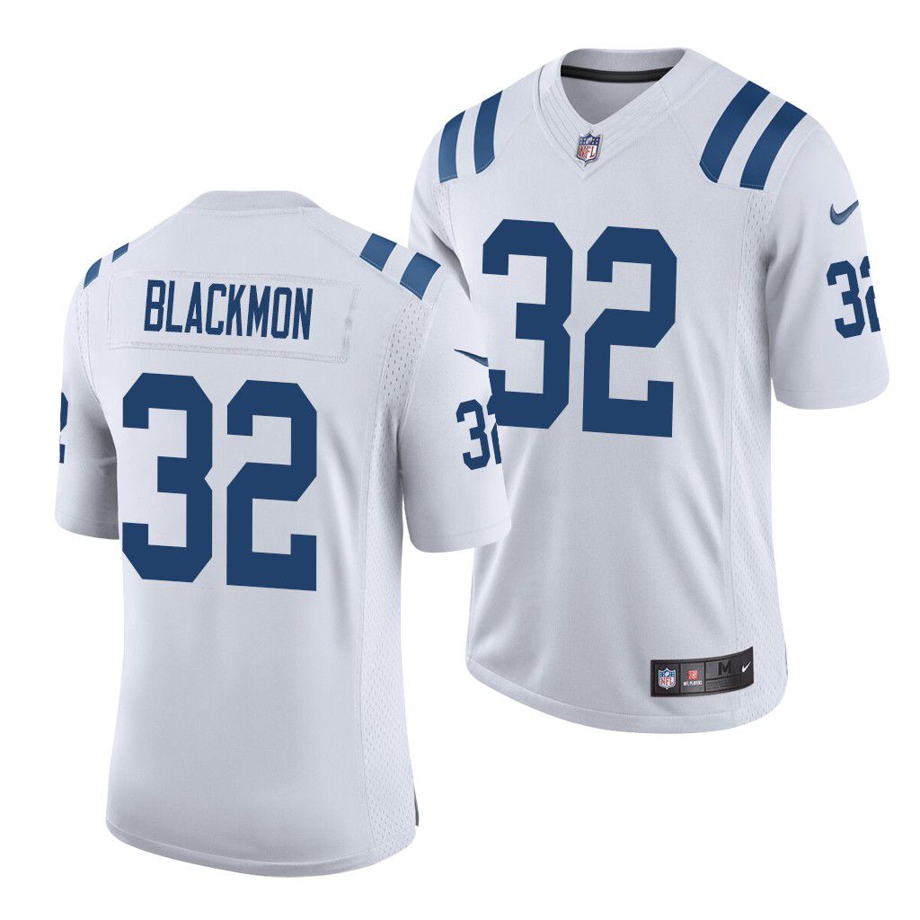 Men Indianapolis Colts #32 Julian Blackmon Nike White Limited NFL Jersey